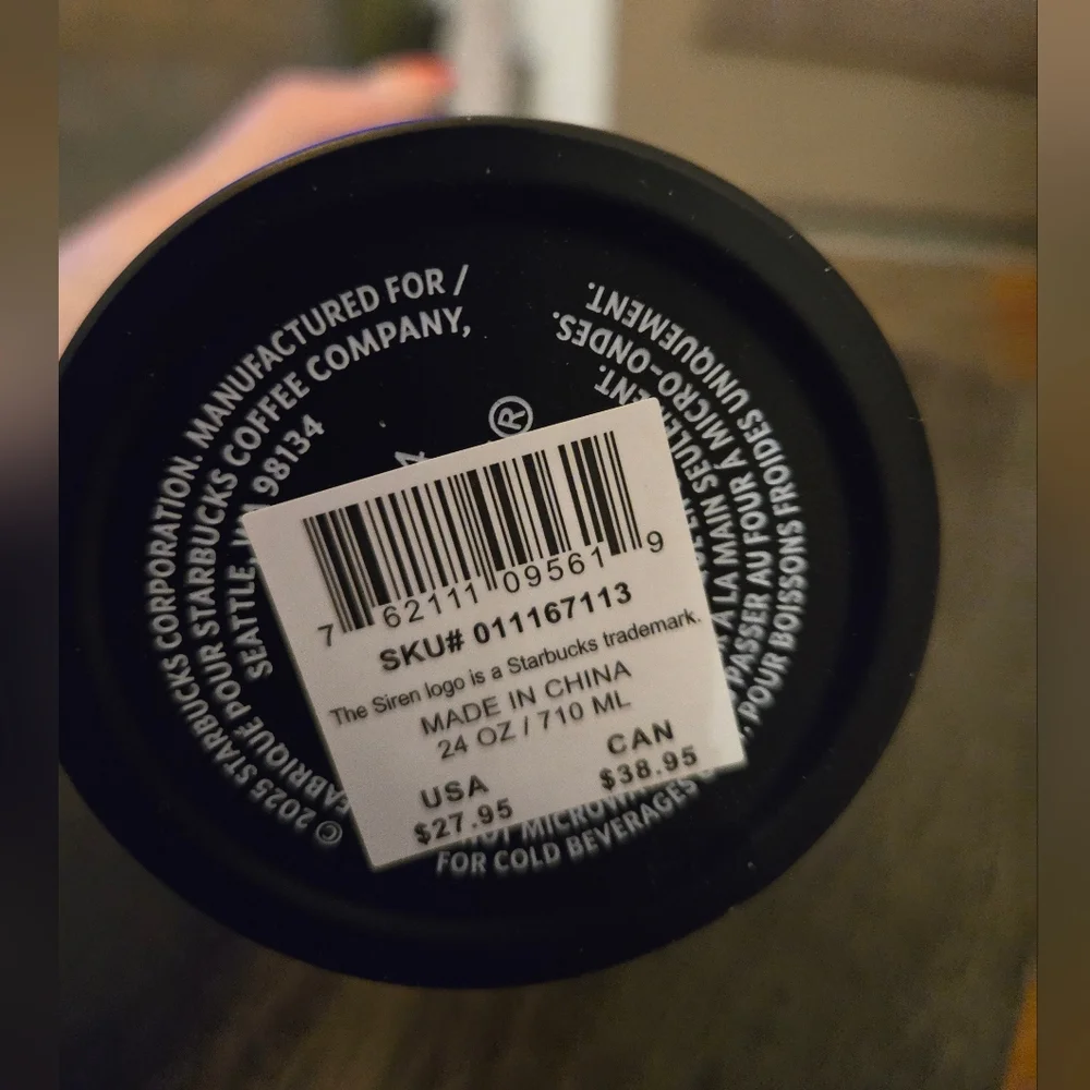 STARBUCKS Farm Rio Summer 2025 Black Rainbow NWT